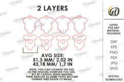 Gender Reveal Tiered Tray Decor Laser Cut. Baby SVG Product Image 4