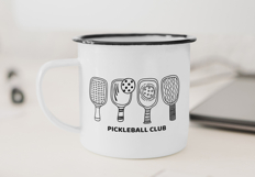 Pickleball Club Sublimation Design - Line Art Vector, PNG Product Image 4