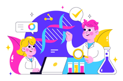 10 Genetics Testing Illustration Product Image 4