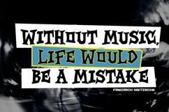 Genetiz  Punk Style Display Font Product Image 3