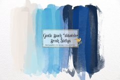Gentle Beach Brush Strokes Clipart Product Image 1