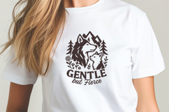 Wild Heart Woodland Wolf SVG Bundle 8 PNG SVG Forest Animal Product Image 4