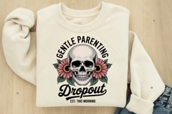 Gentle Parenting Dropout Sarcastic Mom Png, Snarky Retro Product Image 2