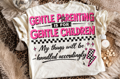 Gentle Parenting PNG, Funny Sarcastic Quote PNG, Mom Life Product Image 2