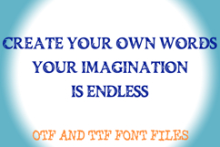Gentle Waves Alphabet Lettering ABC Water Text Font OTF Product Image 3