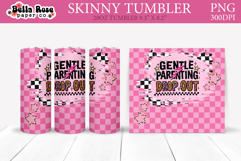 Gentle Parenting Dropout | Sarcastic Mom | 20oz Tumbler Wrap Product Image 1