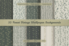 Vintage Botanical Wallpaper Backgrounds Product Image 1