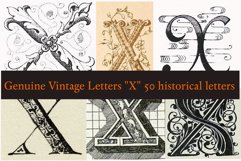 Genuine Vintage Letters "X" Product Image 2