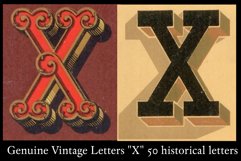 Genuine Vintage Letters "X" Product Image 5