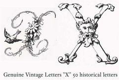 Genuine Vintage Letters "X" Product Image 7