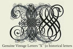Genuine Vintage Letters "X" Product Image 8