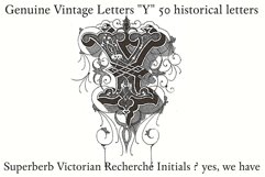 Genuine Vintage Letters &quot;Y&quot; Product Image 1
