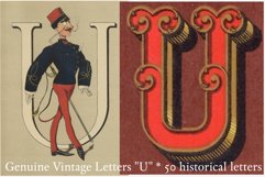 Genuine Vintage Letters &quot;U&quot; Product Image 7