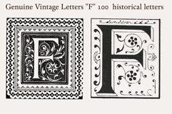 Genuine Vintage Letters "F" PACK 150 pieces Product Image 10