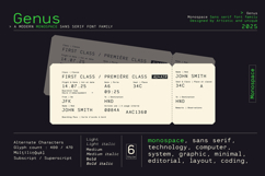 Genus - Monospace Sans Serif Font Family Product Image 11