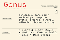 Genus - Monospace Sans Serif Font Family Product Image 13