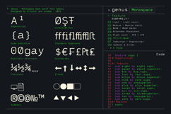 Genus - Monospace Sans Serif Font Family Product Image 5