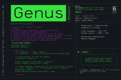 Genus - Monospace Sans Serif Font Family Product Image 6