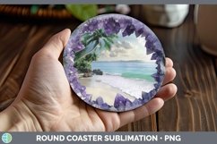 GorgeousGeode 3D Round Coaster design.