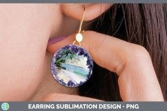 GorgeousGeode 3D Round Earrings design.