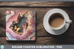 GorgeousGeode 3D Square Coaster design.