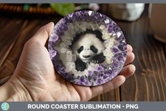 GorgeousGeode 3D Round Coaster design.