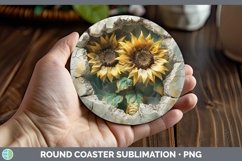 GorgeousGeode 3D Round Coaster design.