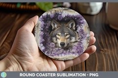 GorgeousGeode 3D Round Coaster design.