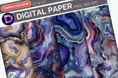 Geode &amp; Agate Pattern Digital Paper Product Image 1