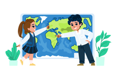 biomes geography school education vector Product Image 1