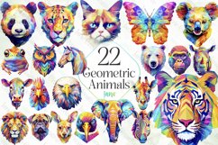 Geometric Animals Sublimation Bundle Product Image 1