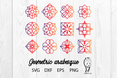 Geometric arabesque svg, dxf, eps, png Product Image 1