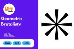 Geometric Brutalist Product Image 1