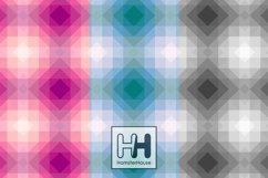Geometric checkered pattern skinny tumbler wrap sublimation Product Image 3