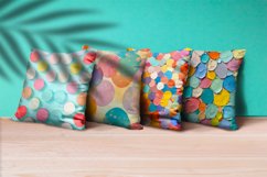 Geometric Colorful Circle Shape Background Digital Paper Product Image 2