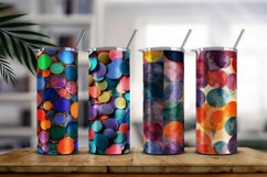 Geometric Colorful Circle Shape Background Digital Paper Product Image 3