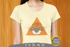 Geometric Colourful Deer Head SVG Product Image 1