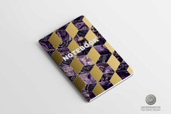 Geometric Colorful Cubes Marble Digital Seamless Paper Product Image 5