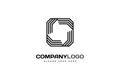 Geometric creative line logo for business company and brand Product Image 1