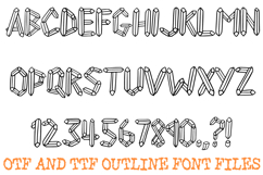 Geometric Crystal Font Celestial Typography Lettering ABC Product Image 2