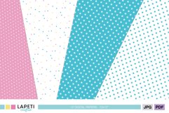 Geometric Digital Papers for Scrapbooking