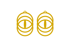 Geometric Eye Laser Cut SVG Template Product Image 2