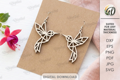 Geometric Earrings Bundle Laser Cut. Dangle Earrings SVG Product Image 7