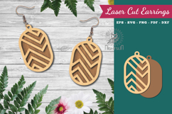 Geometric Earrings Laser Cut Product Image 1