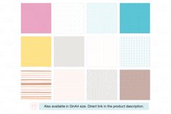 Geometric Printable Papers for Scrapbooking and Crafts