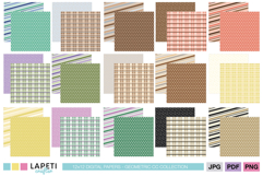 modern geometric patterns for scrapbooking and crafts
