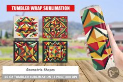 Tumbler Wrap Geometric Shapes Product Image 1