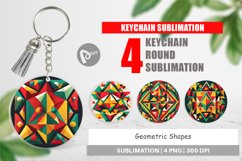 Keychain Geometric Shapes Product Image 1