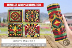 Tumbler Wrap Geometric Shapes Product Image 1