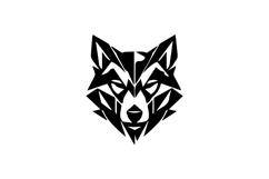 Geometric Wolf Logo Design Product Image 1
